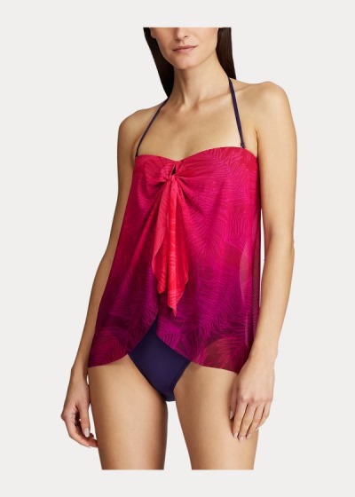 One-Piece Ralph Lauren Mujer Rosas - Convertible Ombré - BSWXV4192